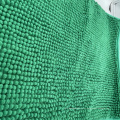 Esteras de baño de chenille verde anti -deslizamiento